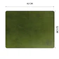 Cubre Mesa Cuadrado Verde 90x90 cm — Incluye 2 Individuales y 6 Posavasos de Regalo - Miniatura 7