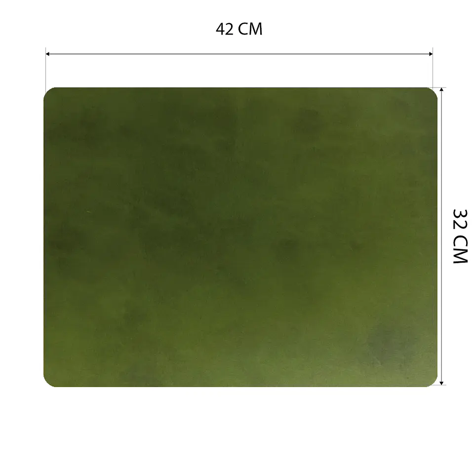 Cubre Mesa Cuadrado Verde 90x90 cm — Incluye 2 Individuales y 6 Posavasos de Regalo 7