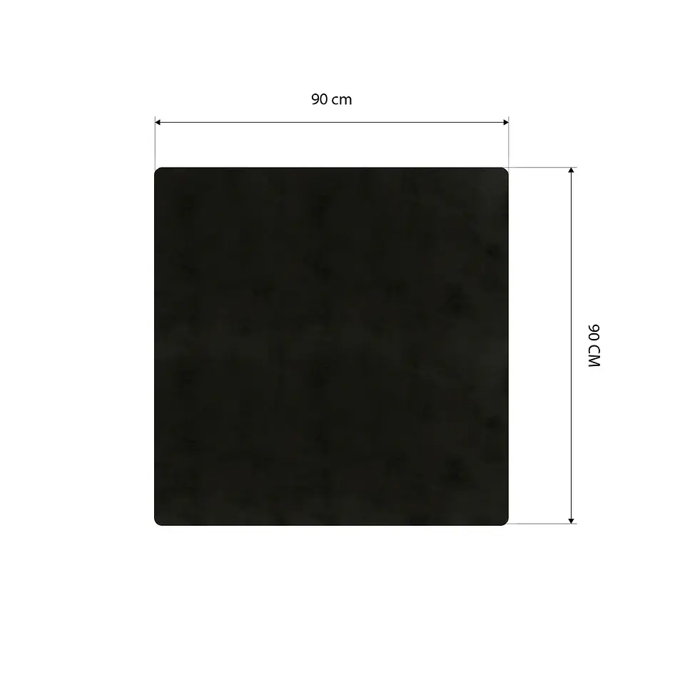 Cubre Mesa Cuadrado Negro 90x90 cm — Incluye 2 Individuales y 6 Posavasos de Regalo 9