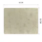 Cubre Mesa Cuadrado Beige 90x90 cm — Incluye 2 Individuales y 6 Posavasos de Regalo - Miniatura 6