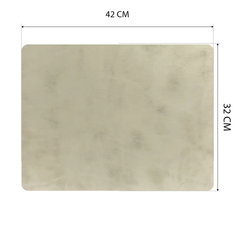 Cubre Mesa Cuadrado Beige 90x90 cm — Incluye 2 Individuales y 6 Posavasos de Regalo 6