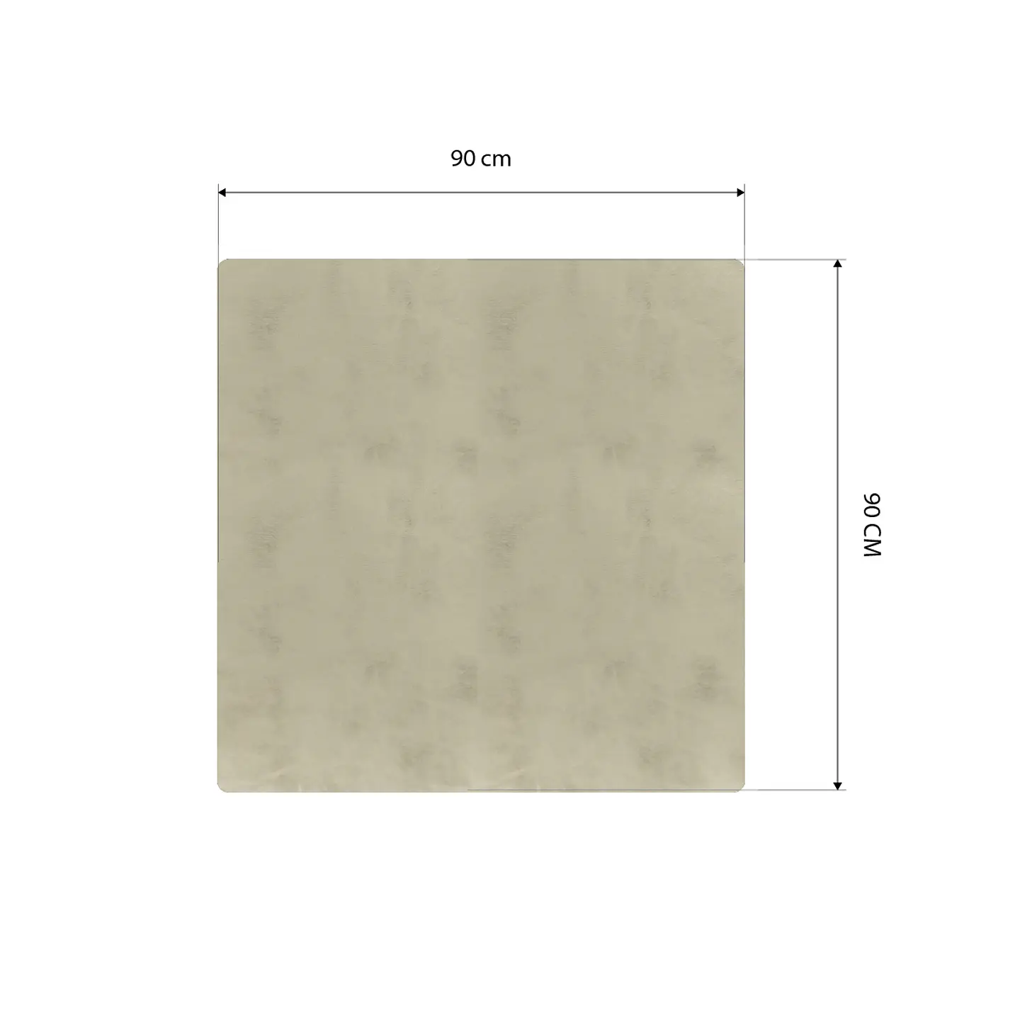 Cubre Mesa Cuadrado Beige 90x90 cm — Incluye 2 Individuales y 6 Posavasos de Regalo 8
