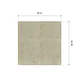 Cubre Mesa Cuadrado Beige 90x90 cm — Incluye 2 Individuales y 6 Posavasos de Regalo - Miniatura 8