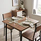 Cubre Mesa Cuadrado Beige 90x90 cm — Incluye 2 Individuales y 6 Posavasos de Regalo - Miniatura 2