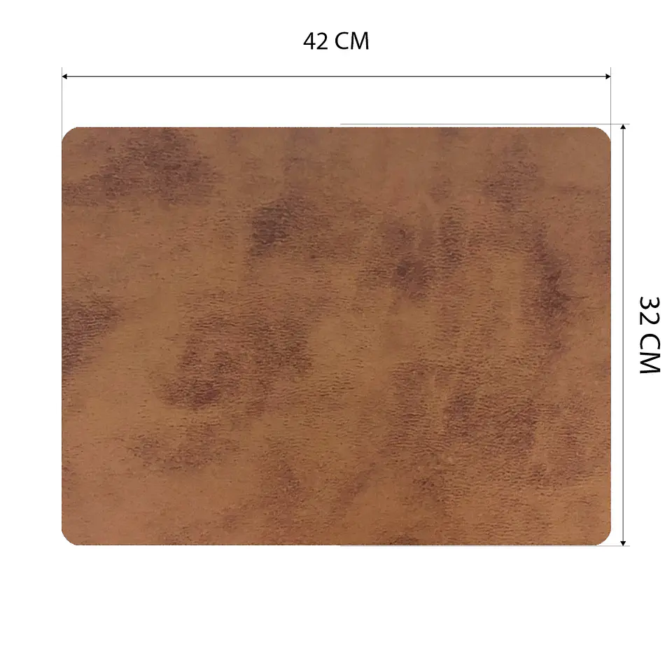 Cubre Mesa Cuadrado Caramelo 90x90 cm — Incluye 2 Individuales y 6 Posavasos de Regalo 8