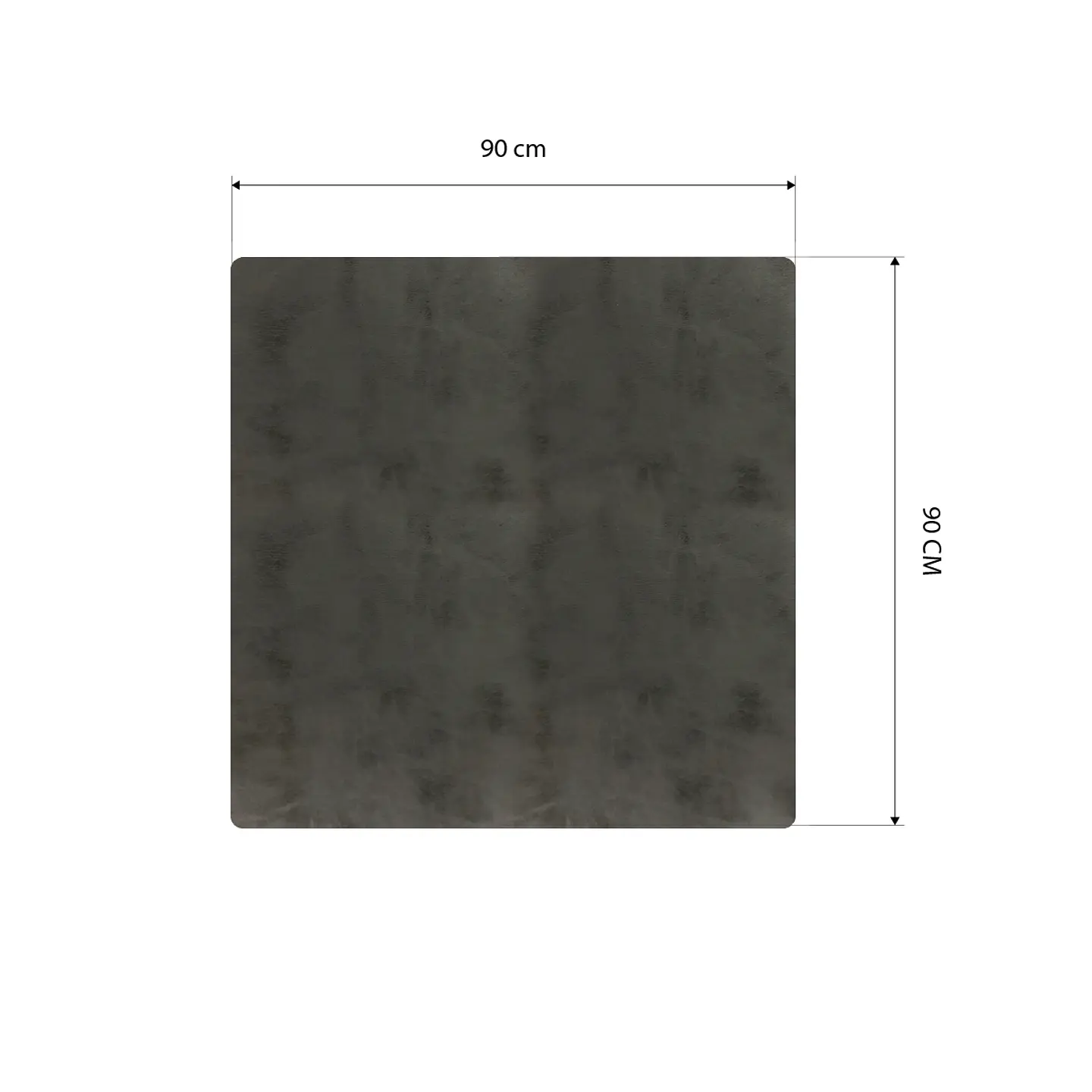 Cubre Mesa Cuadrado Gris 90x90 cm — Incluye 2 Individuales y 6 Posavasos de Regalo 9