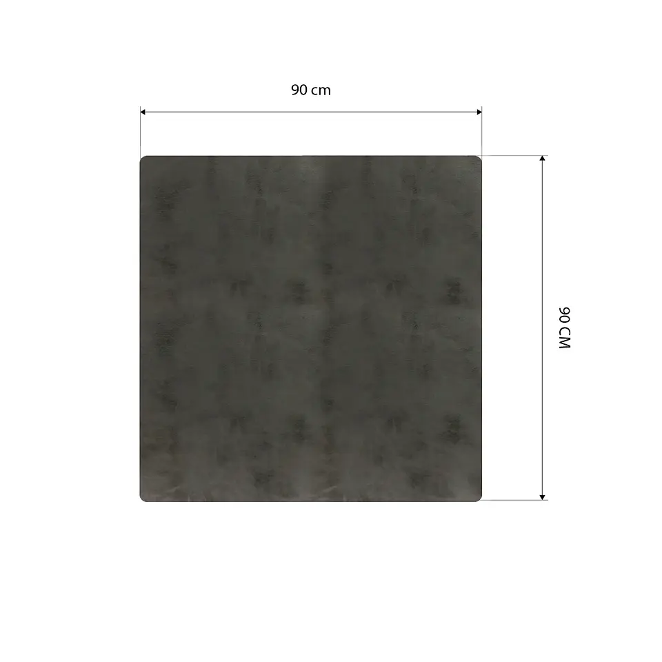 Cubre Mesa Cuadrado Gris 90x90 cm — Incluye 2 Individuales y 6 Posavasos de Regalo 9