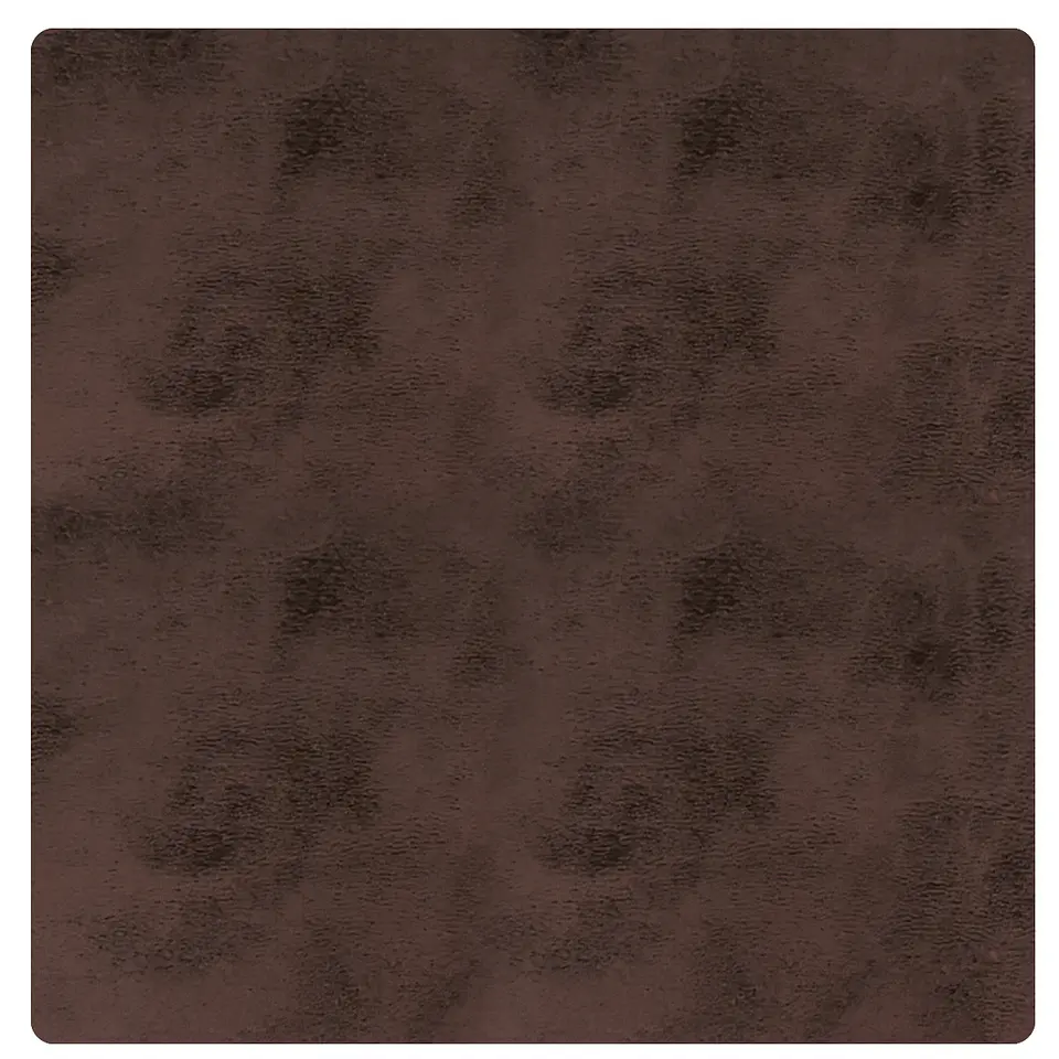 Cubre Mesa Cuadrado Café 90x90 cm — Incluye 2 Individuales y 6 Posavasos de Regalo 6