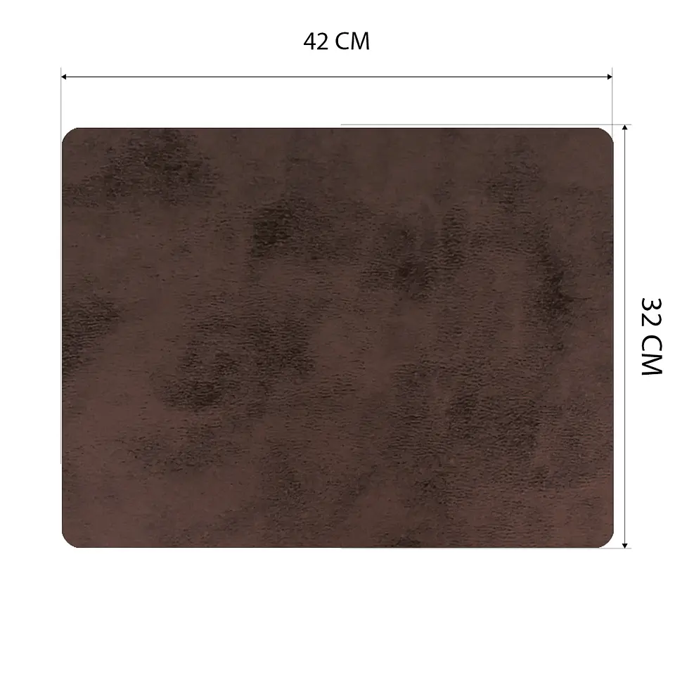 Cubre Mesa Cuadrado Café 90x90 cm — Incluye 2 Individuales y 6 Posavasos de Regalo 9