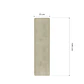 Cubre Mesa Cuadrado Beige 100x100 cm — Incluye Camino de Mesa y 6 Posavasos de Regalo - Miniatura 6