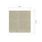 Cubre Mesa Cuadrado Beige 100x100 cm — Incluye Camino de Mesa y 6 Posavasos de Regalo - Miniatura 8