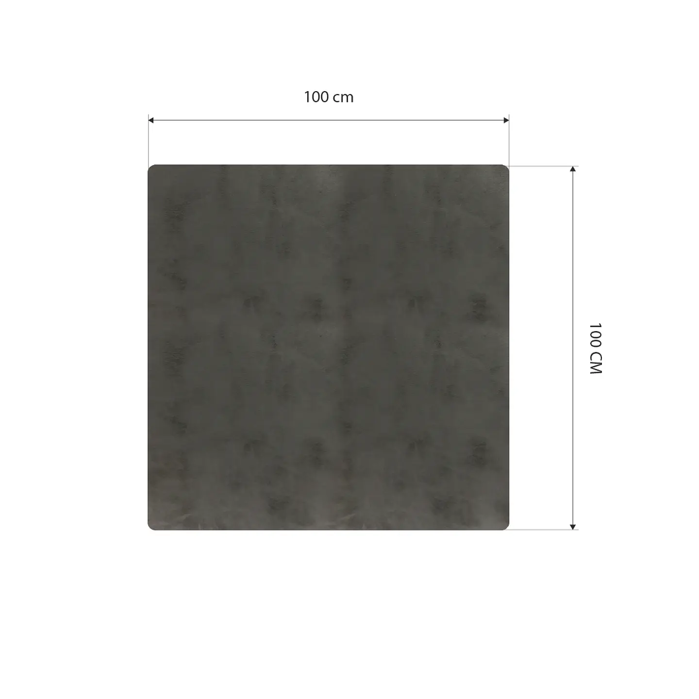 Cubre Mesa Cuadrado Gris 100x100 cm — Incluye Camino de Mesa y 6 Posavasos de Regalo 9