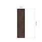 Cubre Mesa Cuadrado Café 100x100 cm — Incluye Camino de Mesa y 6 Posavasos de Regalo - Miniatura 5