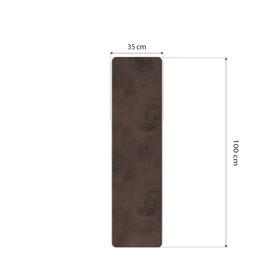 Cubre Mesa Cuadrado Café 100x100 cm — Incluye Camino de Mesa y 6 Posavasos de Regalo 5