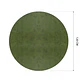 Cubre Mesa Redondo Verde 120 cm — Incluye 6 Posavasos de Regalo - Miniatura 6