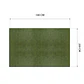 Cubre Mesa Rectangular Verde 140x180 cm — Incluye 6 Posavasos de Regalo - Miniatura 6