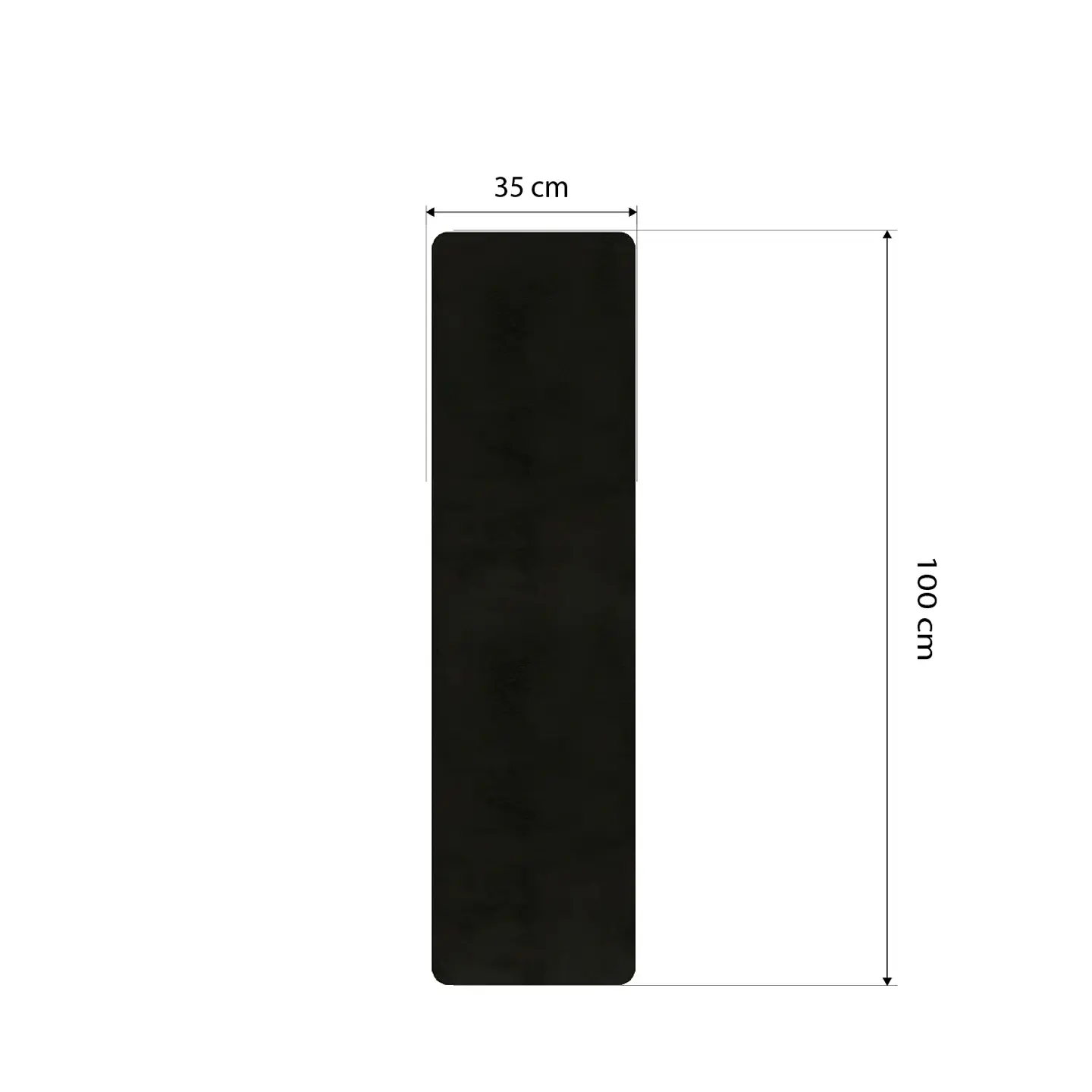 Camino de Mesa Negro 35 x 100 cm + Posavasos de Regalo  4