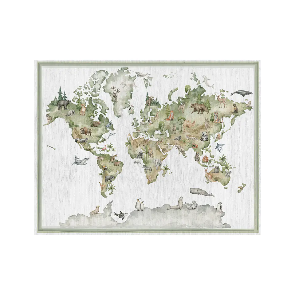  Alfombra Mundo 90 x 140 cm 1