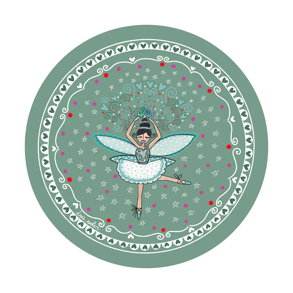Set 6 Individual Navidad 6 37cm 1