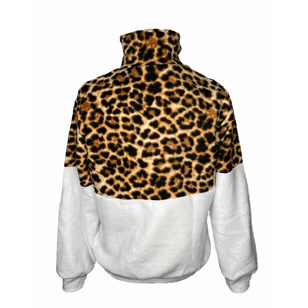 Poleron Polar Animal Print Camel 2