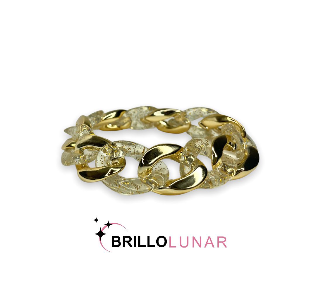 PULSERA ESLABONES GOLDEN SHINE