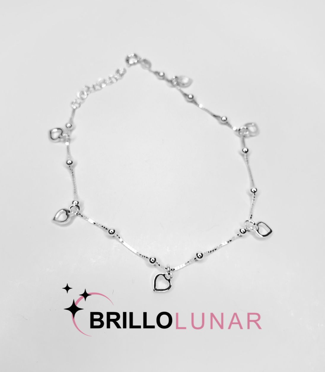 TOBILLERA LOVE CORAZONES
