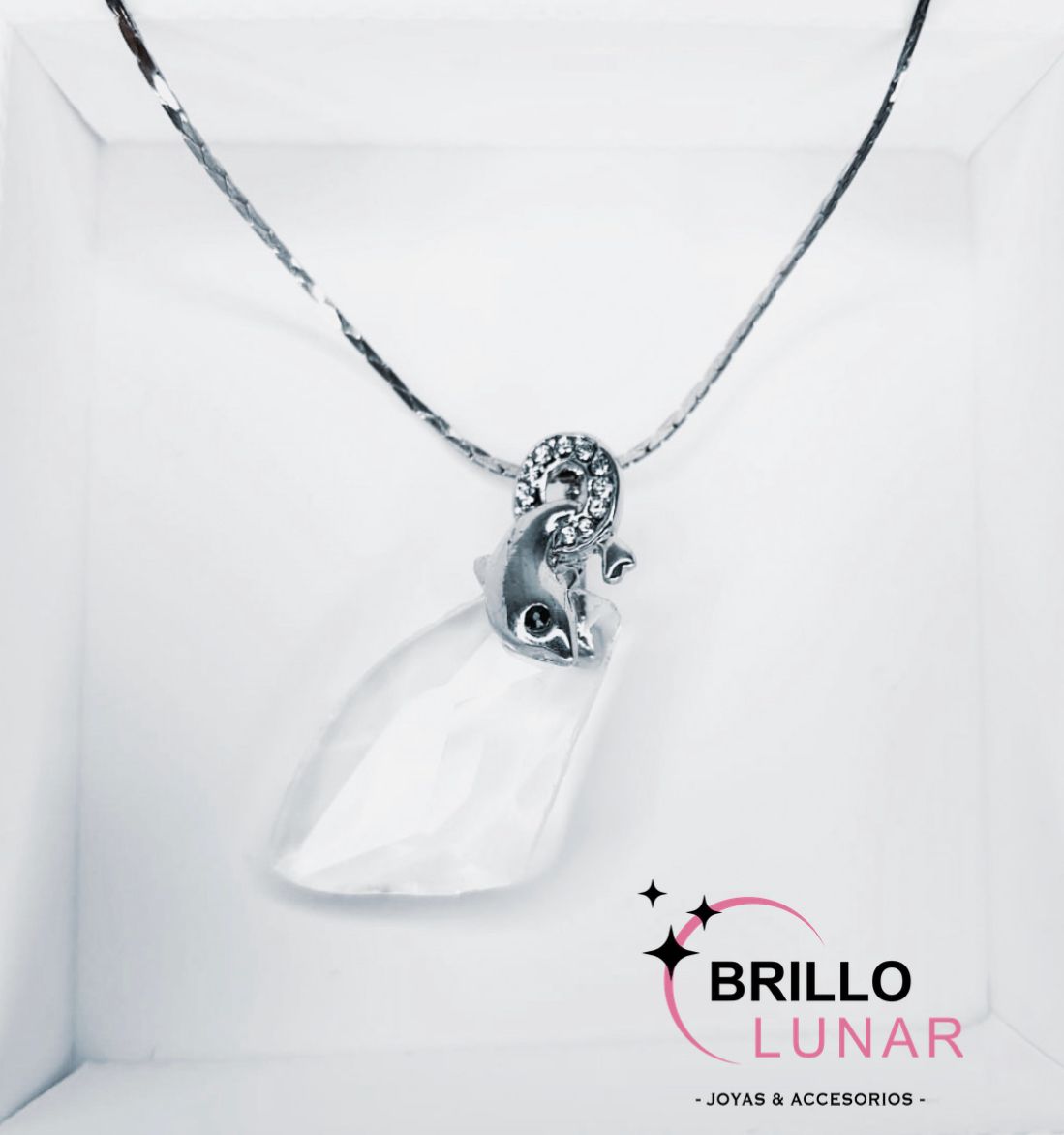 COLLAR DELFÍN TRANSLUCIDO