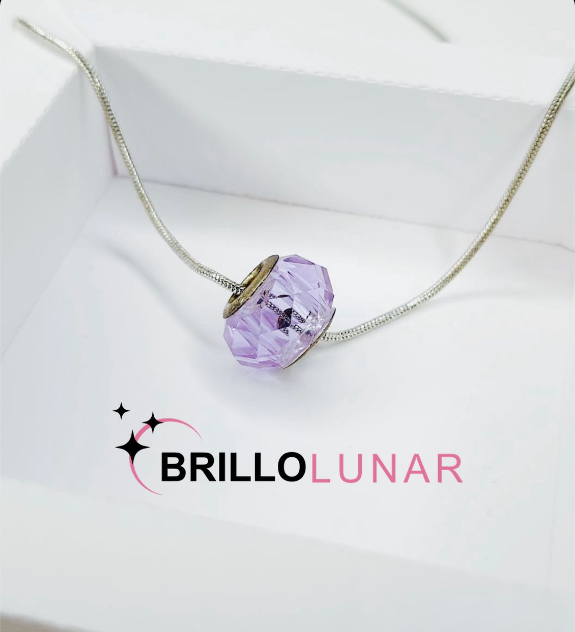 COLLAR CHARM PURPLE