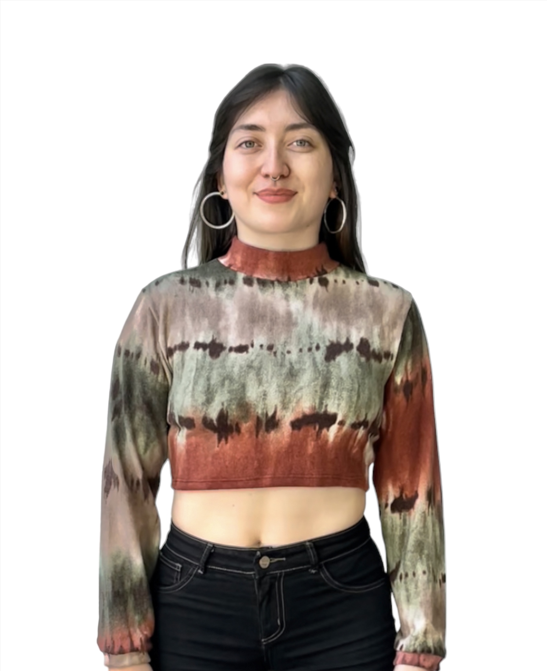 Beatle Cropped Lanilla - Tierra