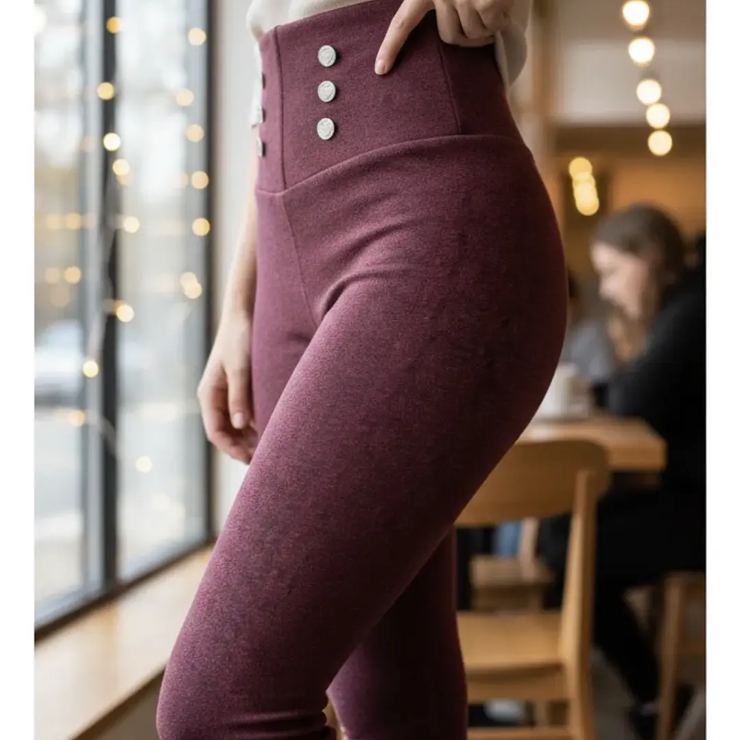 Leggins Micropolar Burdeo 1
