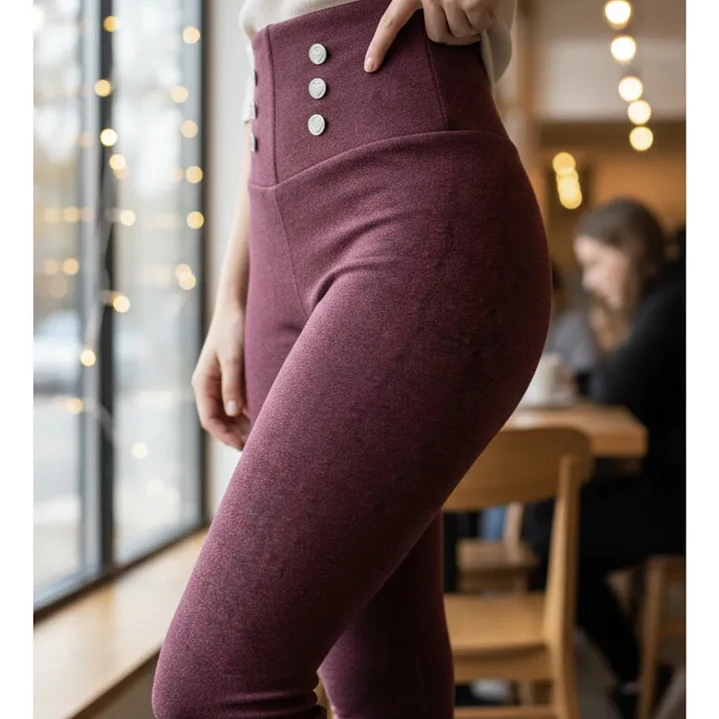 Leggins Micropolar Burdeo 1