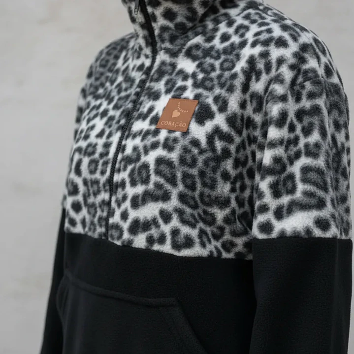 Poleron Polar Animal Print Grey 2