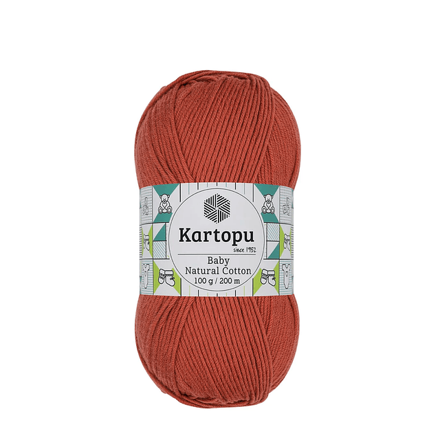 Baby Natural Cotton / Kartopu / color terracota (K269)