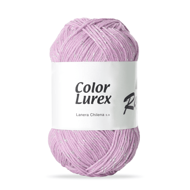 Color Lurex Reginella / palo rosa lurex plata