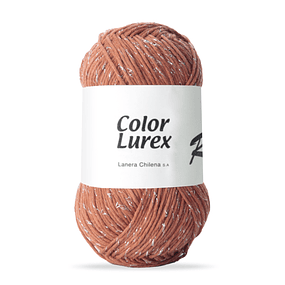 Color Lurex Reginella / terracota lurex plata
