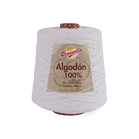 Cono Algodón 100% Reginella / color blanco