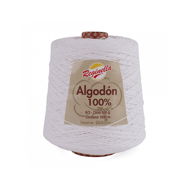 Cono Algodón 100% Reginella / color blanco