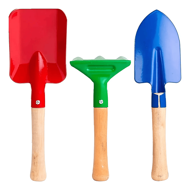 Set 3 Herramientas Jardinería Infantil