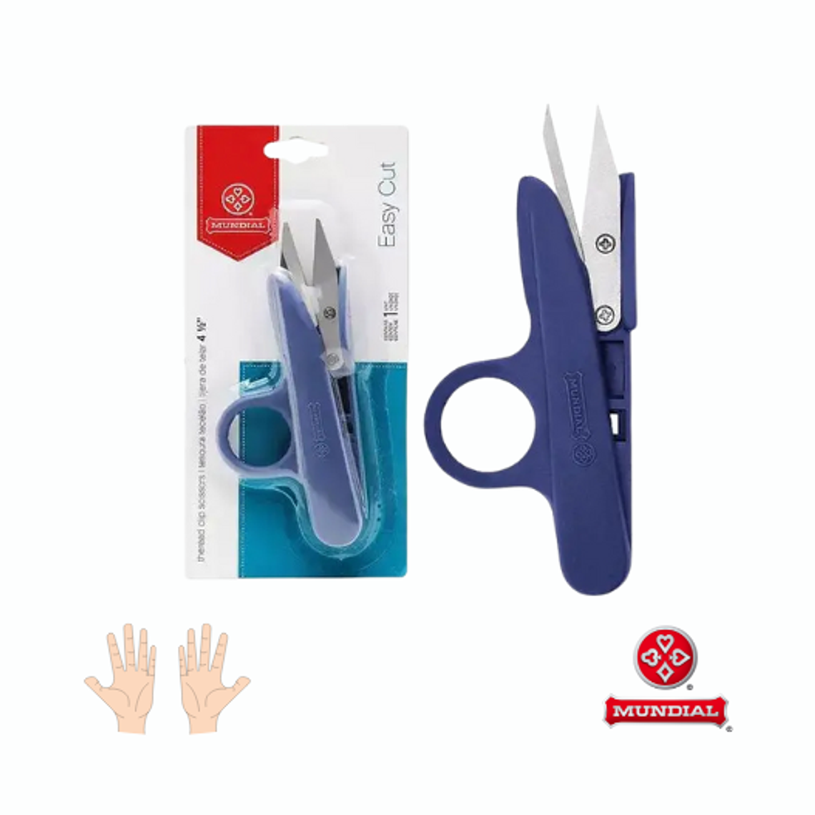 Tijera Hilachera Mundial 161N Easy Cut 4 1/2