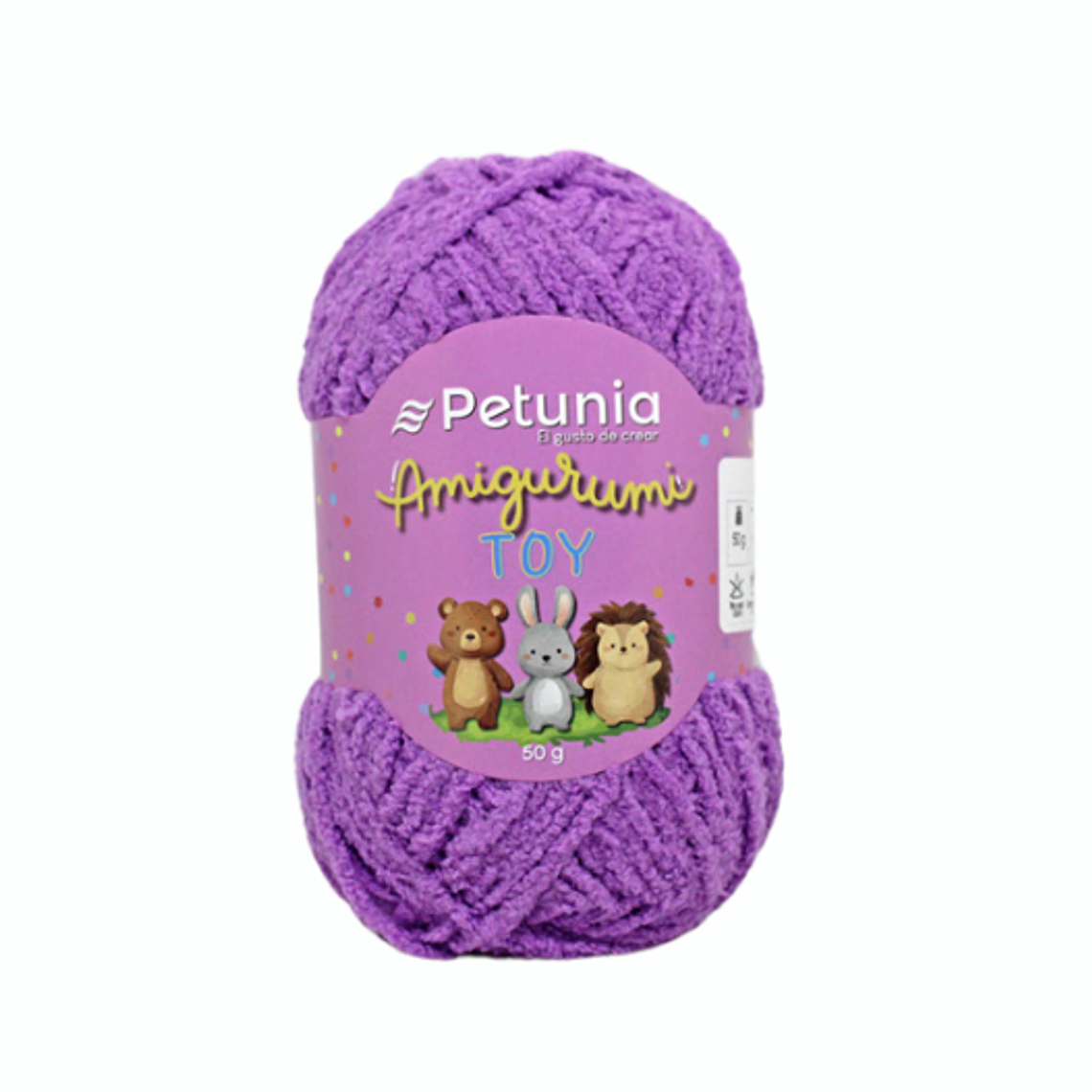 Amigurumi Toy Petunia 50g - 100% Acrílico Especial - Chenille 2