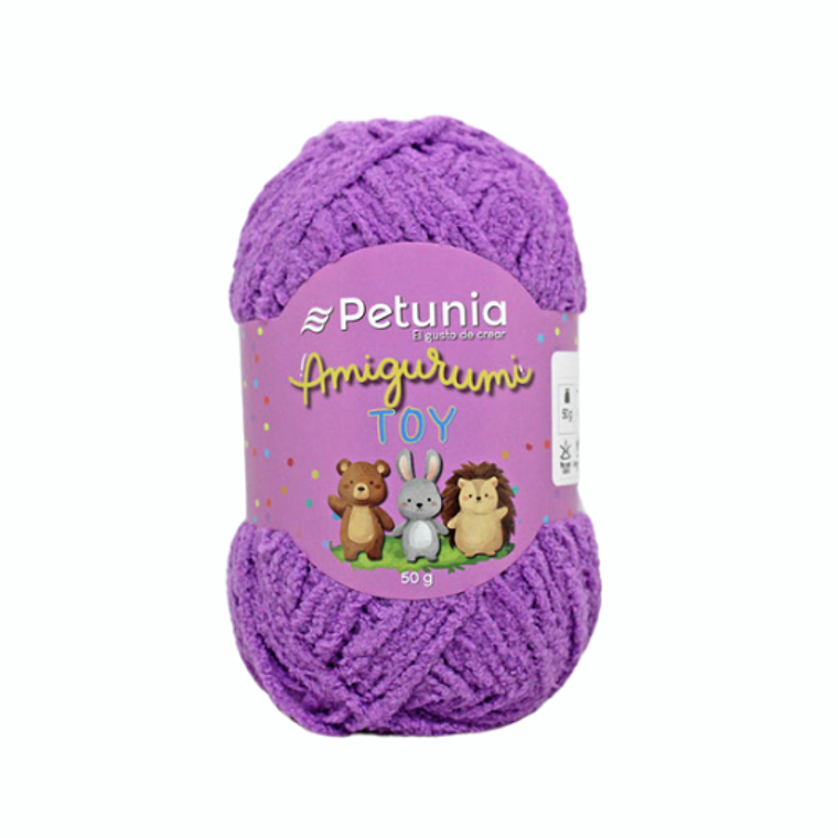 Amigurumi Toy Petunia 50g - 100% Acrílico Especial - Chenille 2