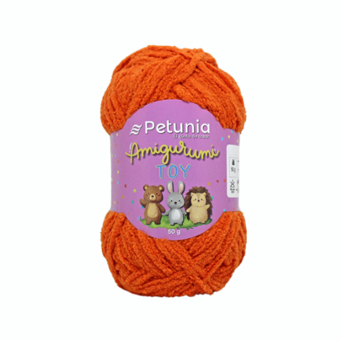 Amigurumi Toy Petunia 50g - 100% Acrílico Especial - Chenille 4