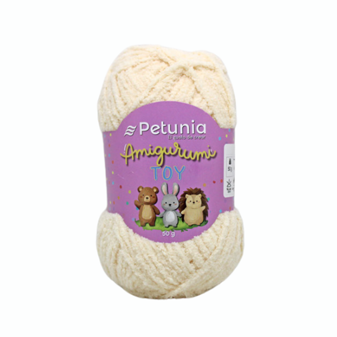 Amigurumi Toy Petunia 50g - 100% Acrílico Especial - Chenille 6