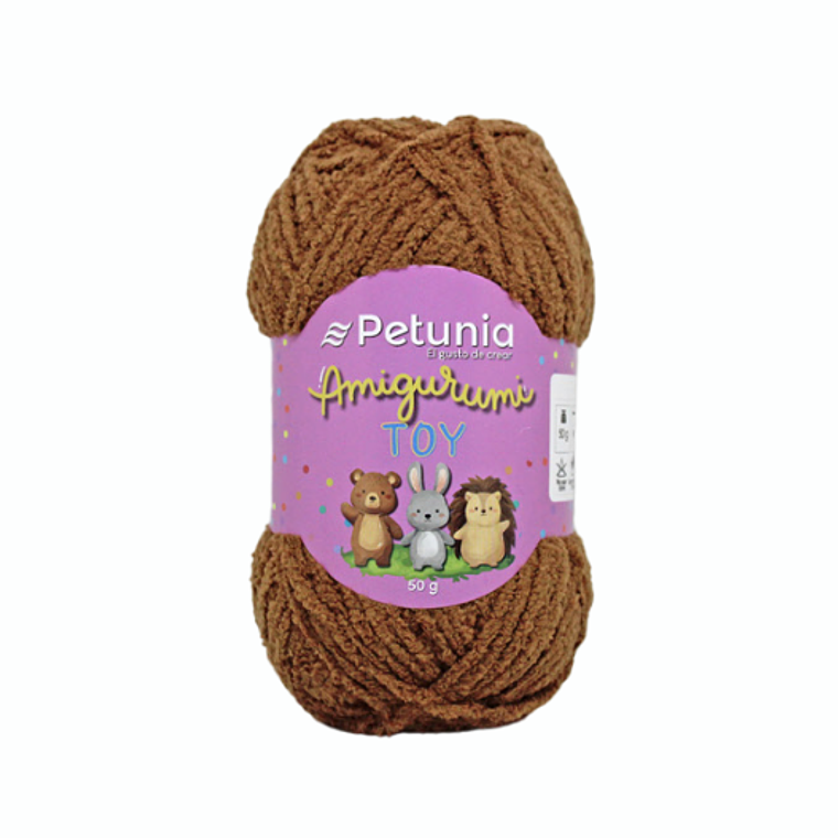 Amigurumi Toy Petunia 50g - 100% Acrílico Especial - Chenille 11
