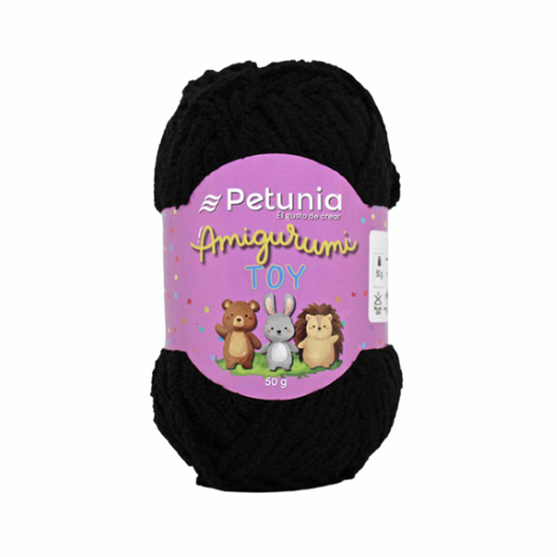 Amigurumi Toy Petunia 50g - 100% Acrílico Especial - Chenille 12