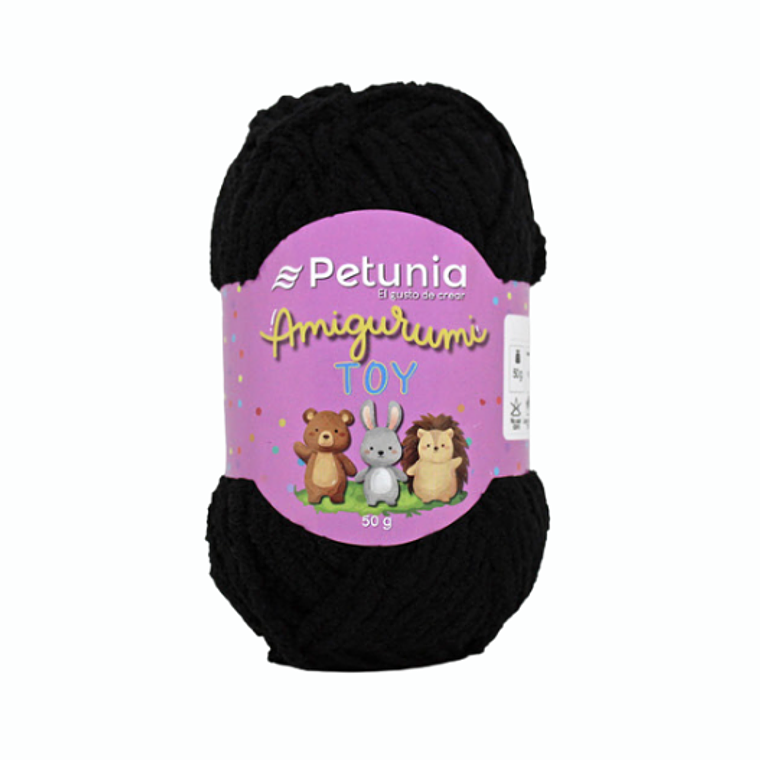 Amigurumi Toy Petunia 50g - 100% Acrílico Especial - Chenille 12