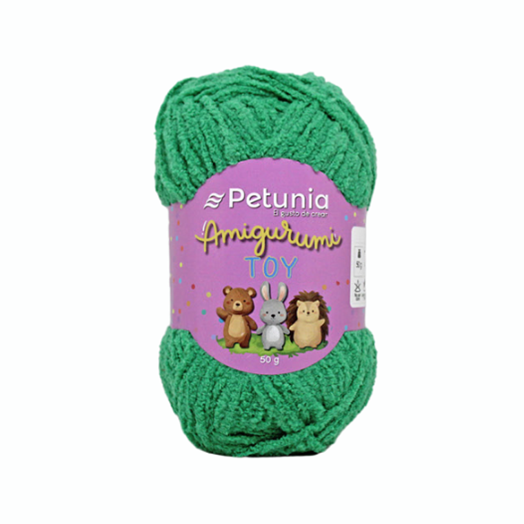 Amigurumi Toy Petunia 50g - 100% Acrílico Especial - Chenille 13