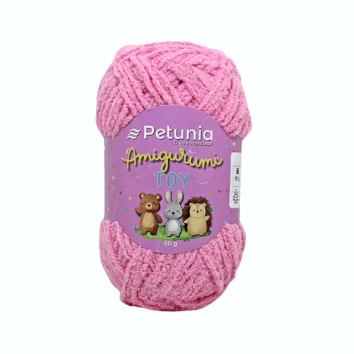 Amigurumi Toy Petunia 50g - 100% Acrílico Especial - Chenille 14