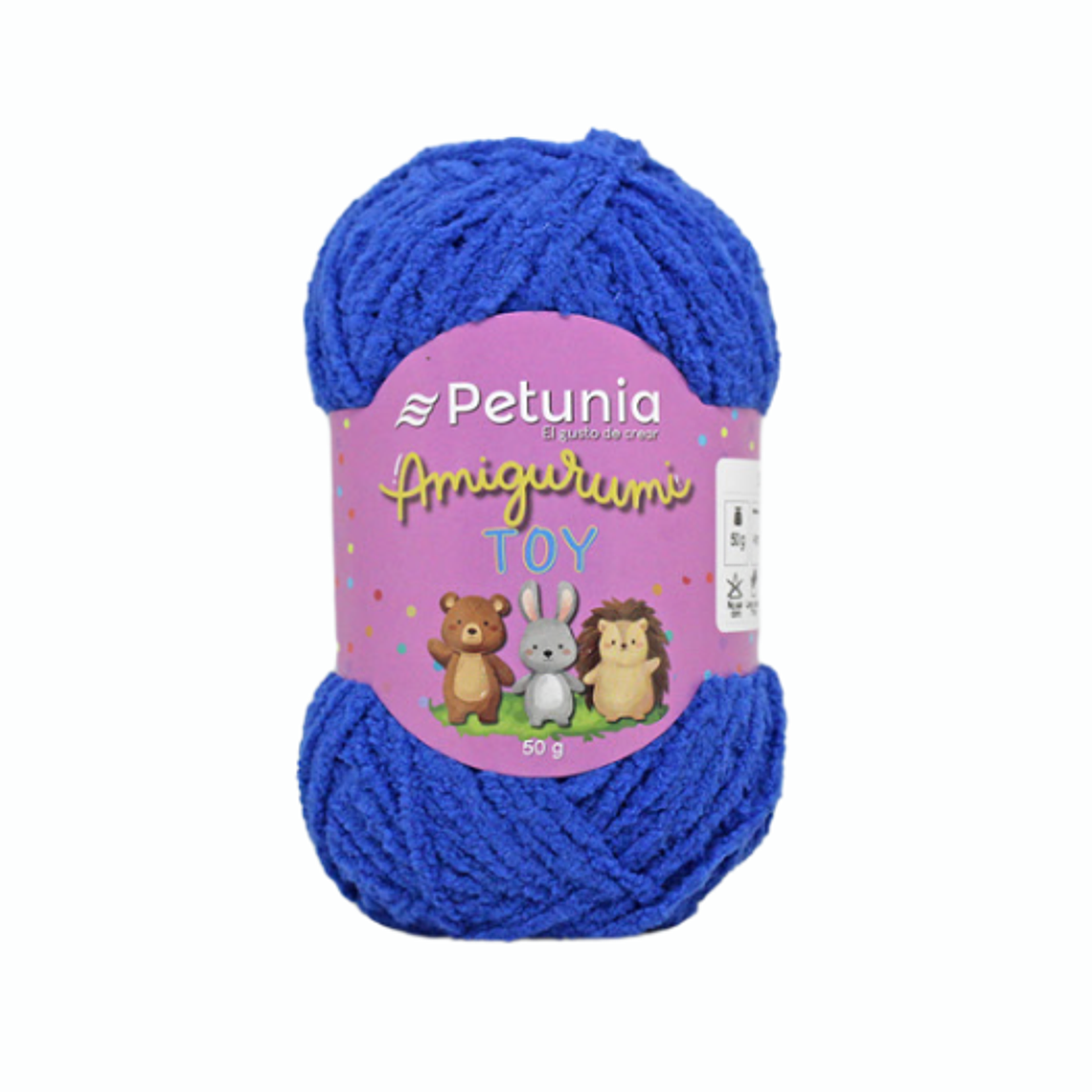 Amigurumi Toy Petunia 50g - 100% Acrílico Especial - Chenille 15