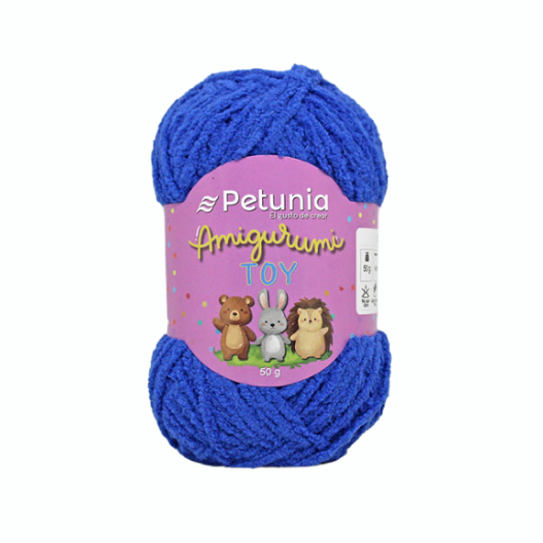 Amigurumi Toy Petunia 50g - 100% Acrílico Especial - Chenille 15